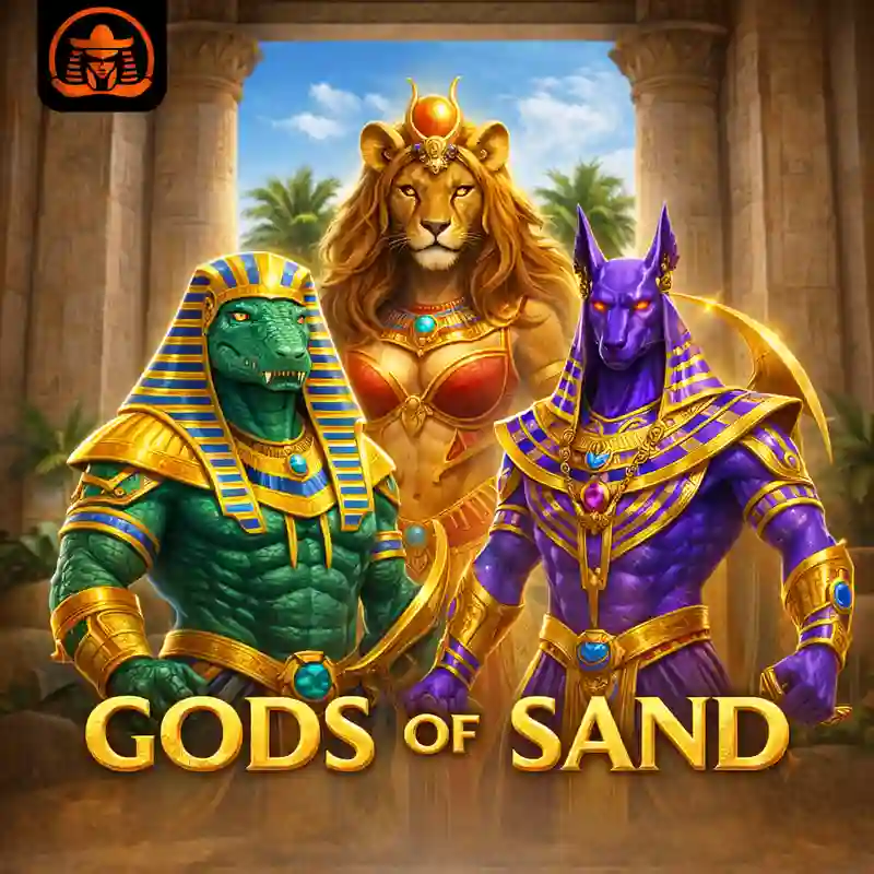 Gods of Sand online slot game luxury interface
